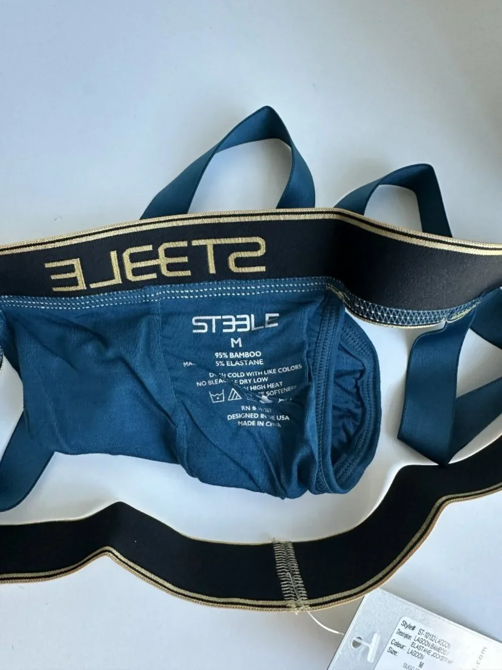 ST33LE - Bamboo Jockstrap - Lagoon Green (M)
